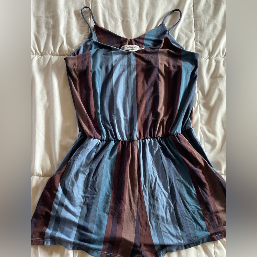 Fighting Eel romper striped size S